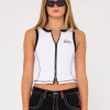 Fletcher Zipper Vest | Rusty Best