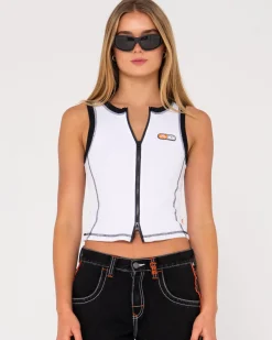 Fletcher Zipper Vest | Rusty Best