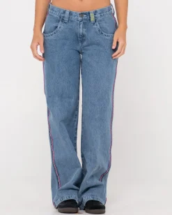 Flip Mommy Low Rise Baggy Jean | Rusty Store