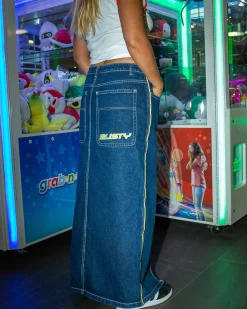 Flip Mommy Low Rise Denim Maxi Skirt | Rusty Outlet