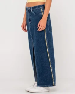Flip Mommy Low Rise Denim Maxi Skirt | Rusty Outlet