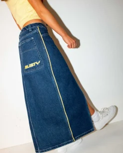 Flip Mommy Low Rise Denim Maxi Skirt | Rusty Outlet