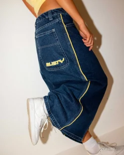 Flip Mommy Low Rise Denim Maxi Skirt | Rusty Outlet