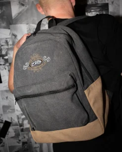 Frenzy Embroidered Cord Backpack | Rusty Cheap