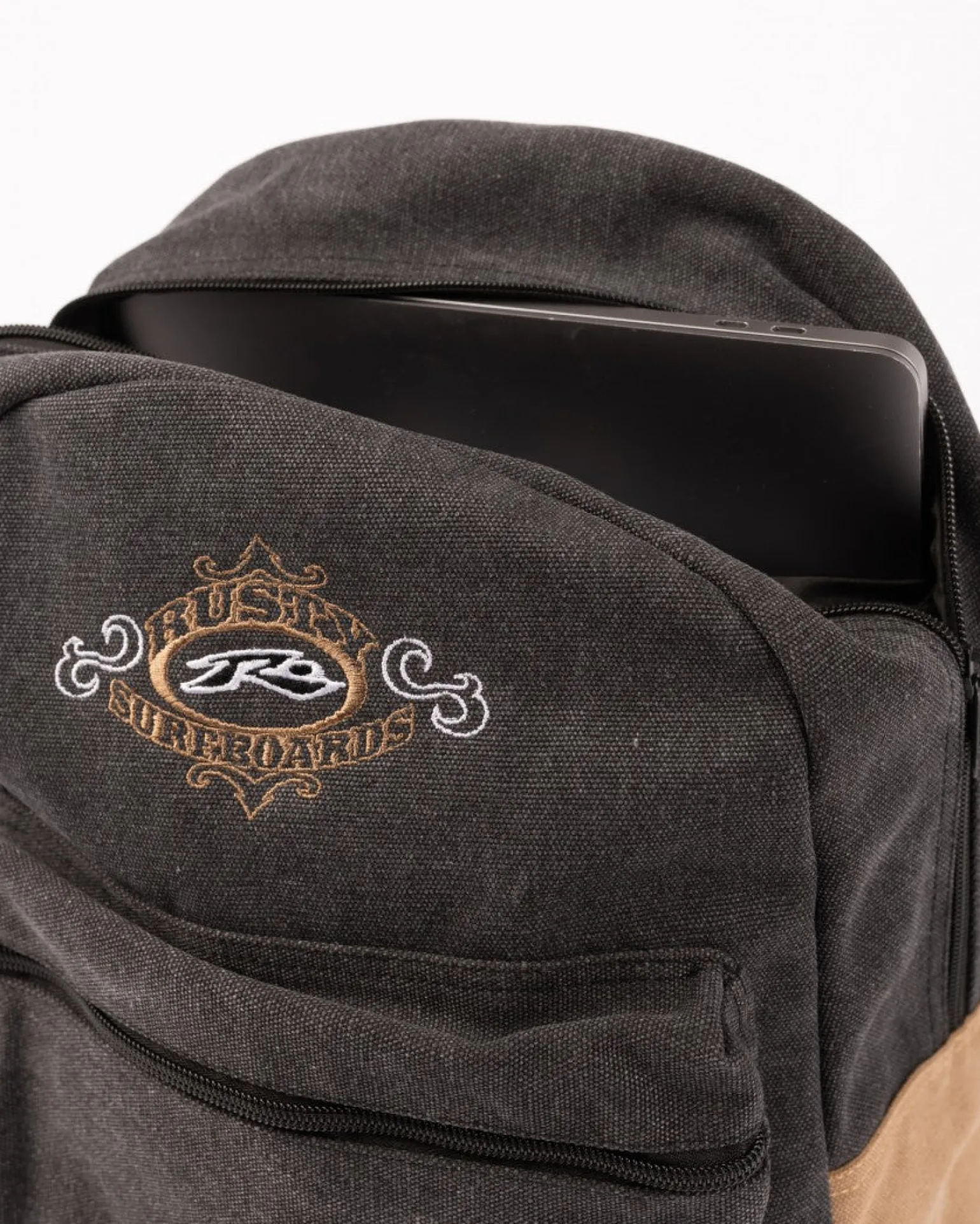 Frenzy Embroidered Cord Backpack | Rusty Cheap