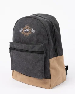 Frenzy Embroidered Cord Backpack | Rusty Cheap