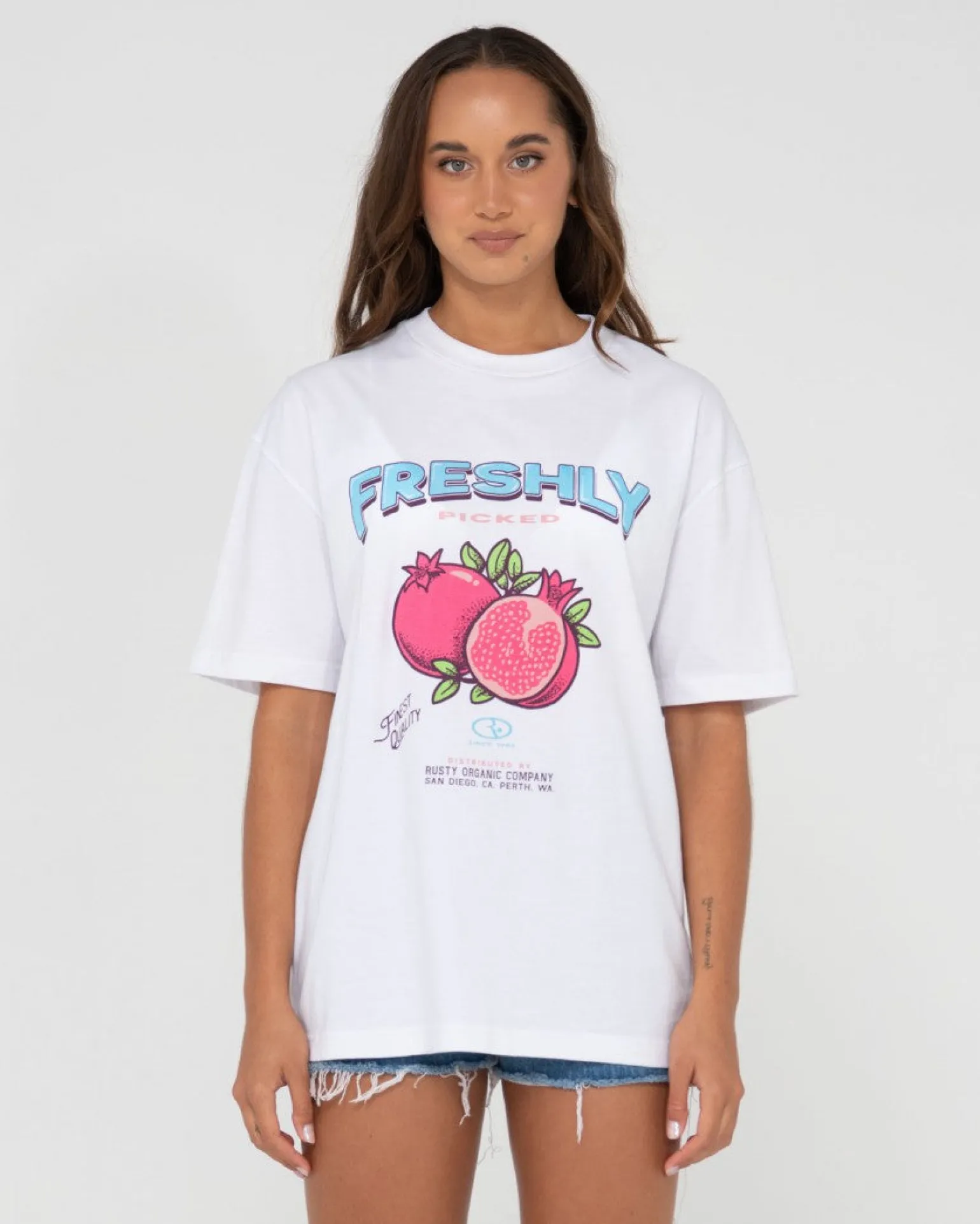 Fruitful Oversize Graphic Tee | Rusty Flash Sale