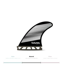 Futures F4 Hc Thruster - Neutral Fins | Rusty Hot