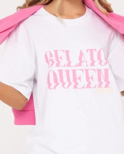 Gelato Queen Organic Cotton Oversize Tee | Rusty Flash Sale