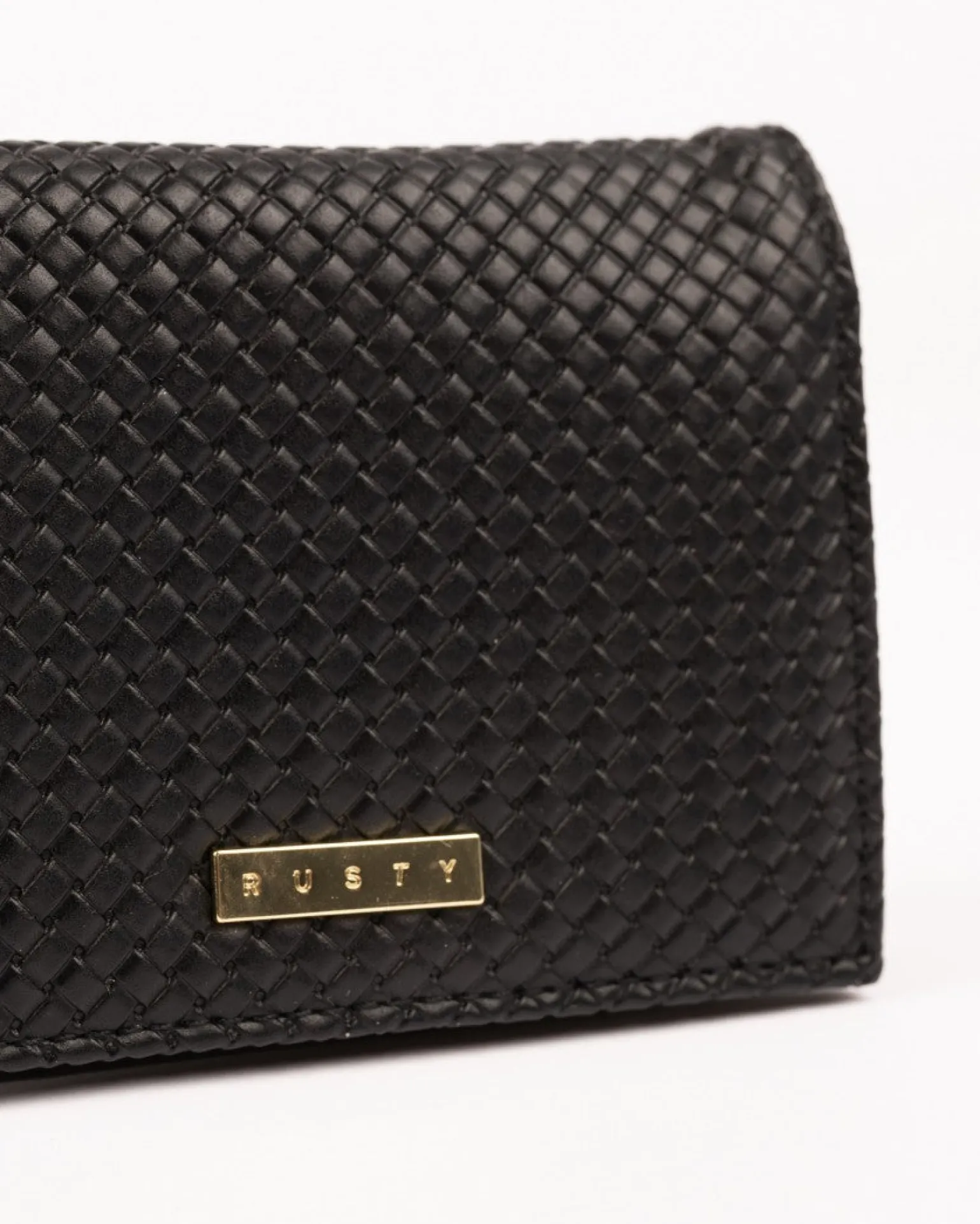 Georgie Woven Card Case | Rusty Cheap