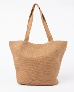 Gisele Straw Beach Bag | Rusty New