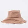 Gleam Organic Wide Brim Bucket Hat | Rusty Outlet