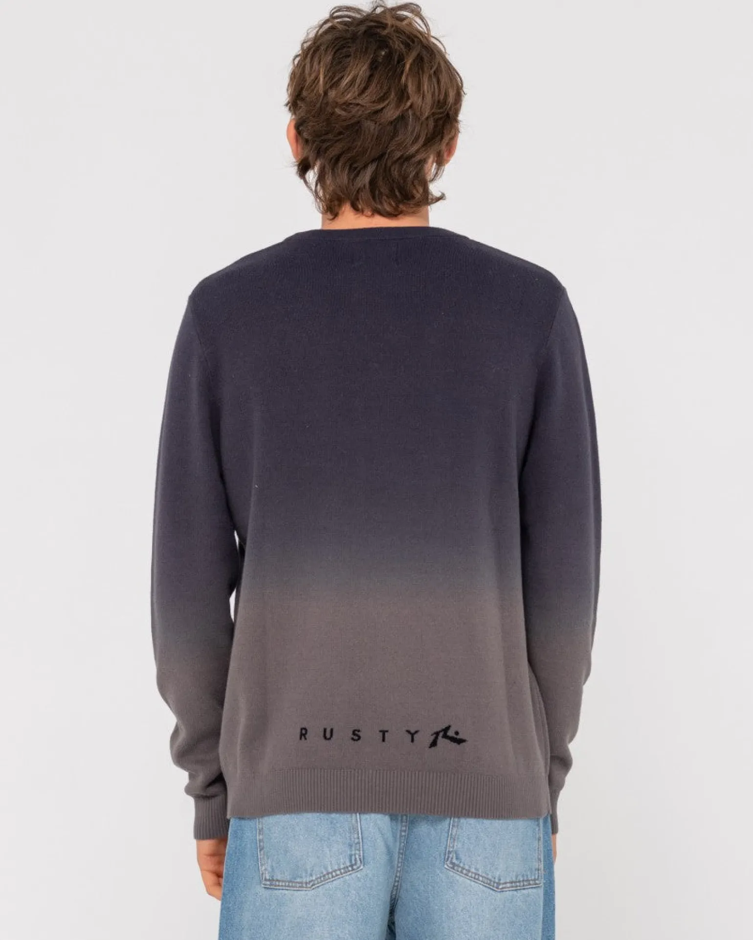 Gradient Ho-Stack Crew Knit | Rusty Best