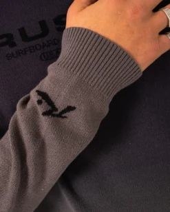 Gradient Ho-Stack Crew Knit | Rusty Best