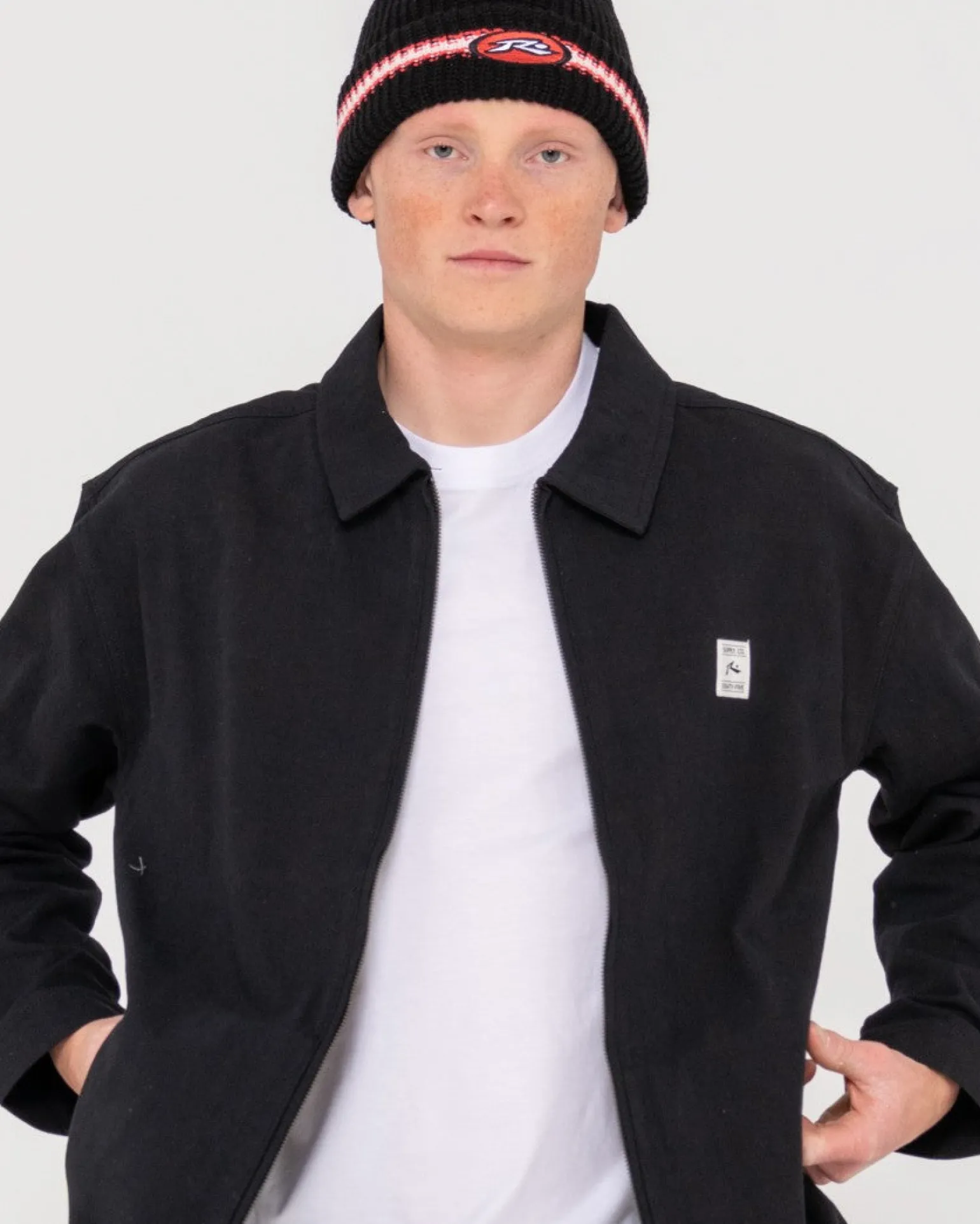 Greaser Relaxed Zip Up Jacket | Rusty Outlet