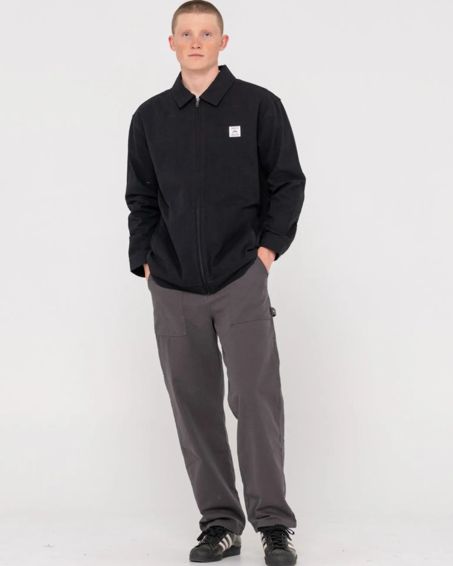 Greaser Relaxed Zip Up Jacket | Rusty Outlet
