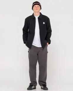 Greaser Relaxed Zip Up Jacket | Rusty Outlet