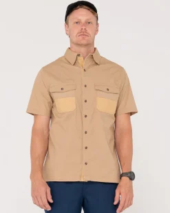 Grindstone Easy Fit Short Sleeve Shirt | Rusty Outlet