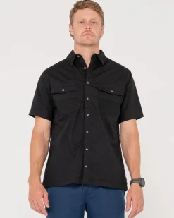 Grindstone Easy Fit Short Sleeve Shirt | Rusty Cheap
