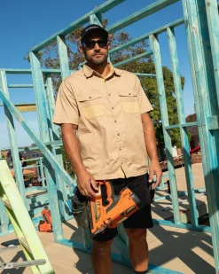 Grindstone Easy Fit Short Sleeve Shirt | Rusty Outlet