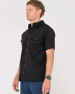 Grindstone Easy Fit Short Sleeve Shirt | Rusty Cheap