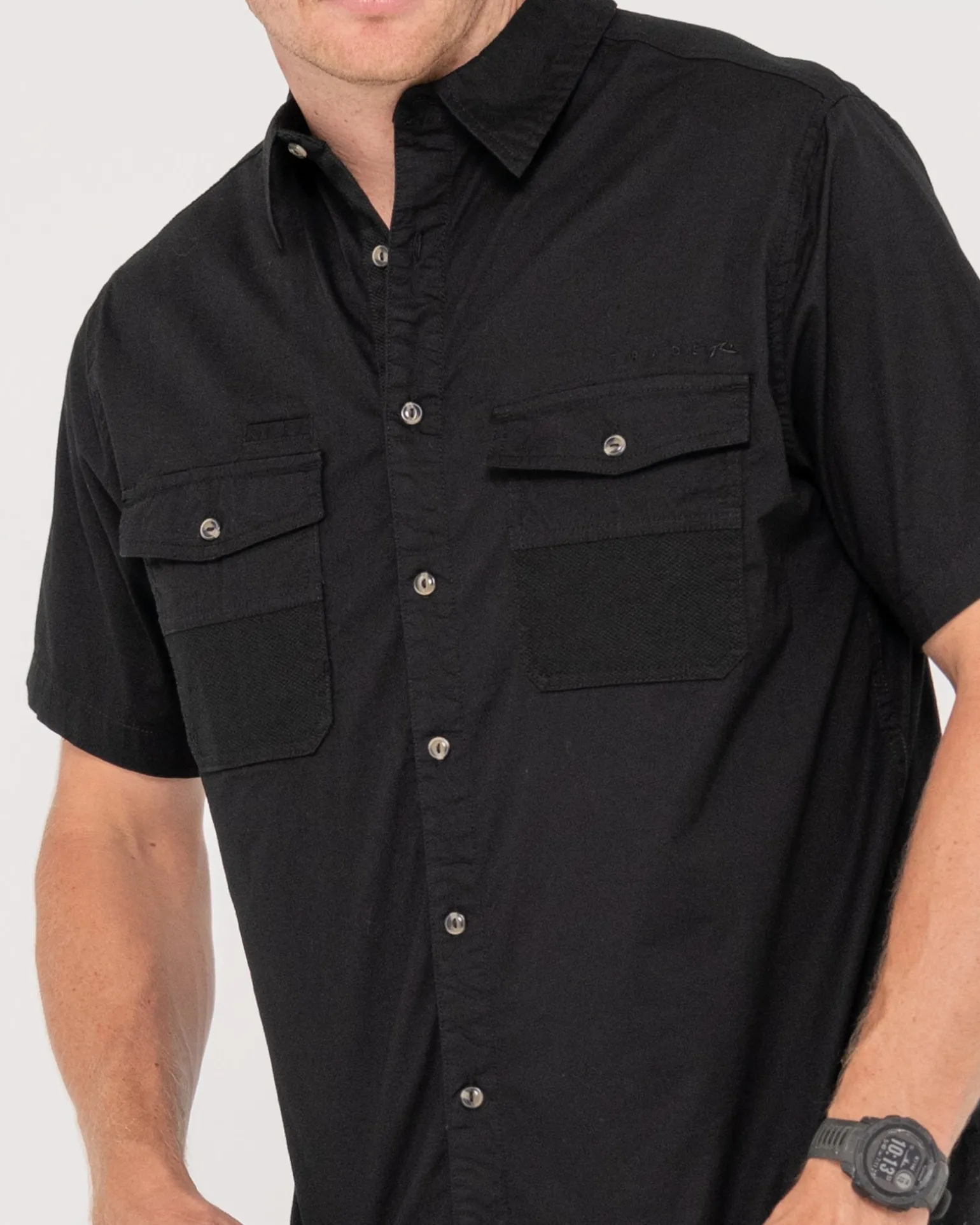 Grindstone Easy Fit Short Sleeve Shirt | Rusty Cheap