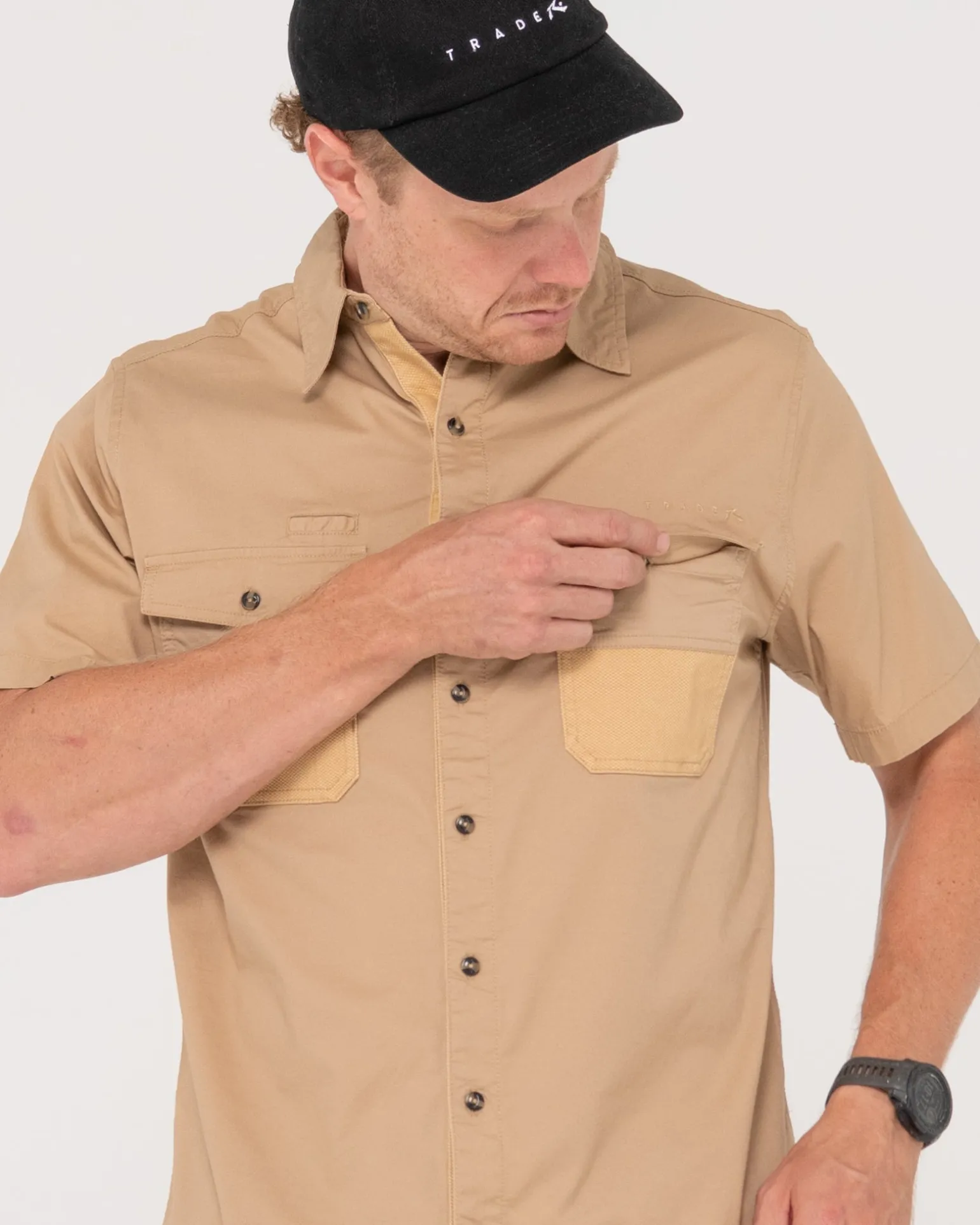 Grindstone Easy Fit Short Sleeve Shirt | Rusty Outlet