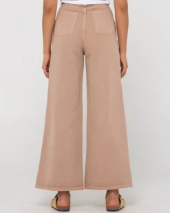 Hansen High Waisted Wide Leg Pant | Rusty Hot