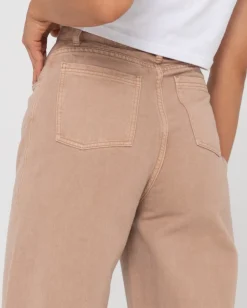 Hansen High Waisted Wide Leg Pant | Rusty Hot