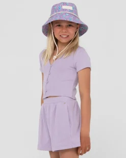 Harlo Button Down Top Girls | Rusty Hot