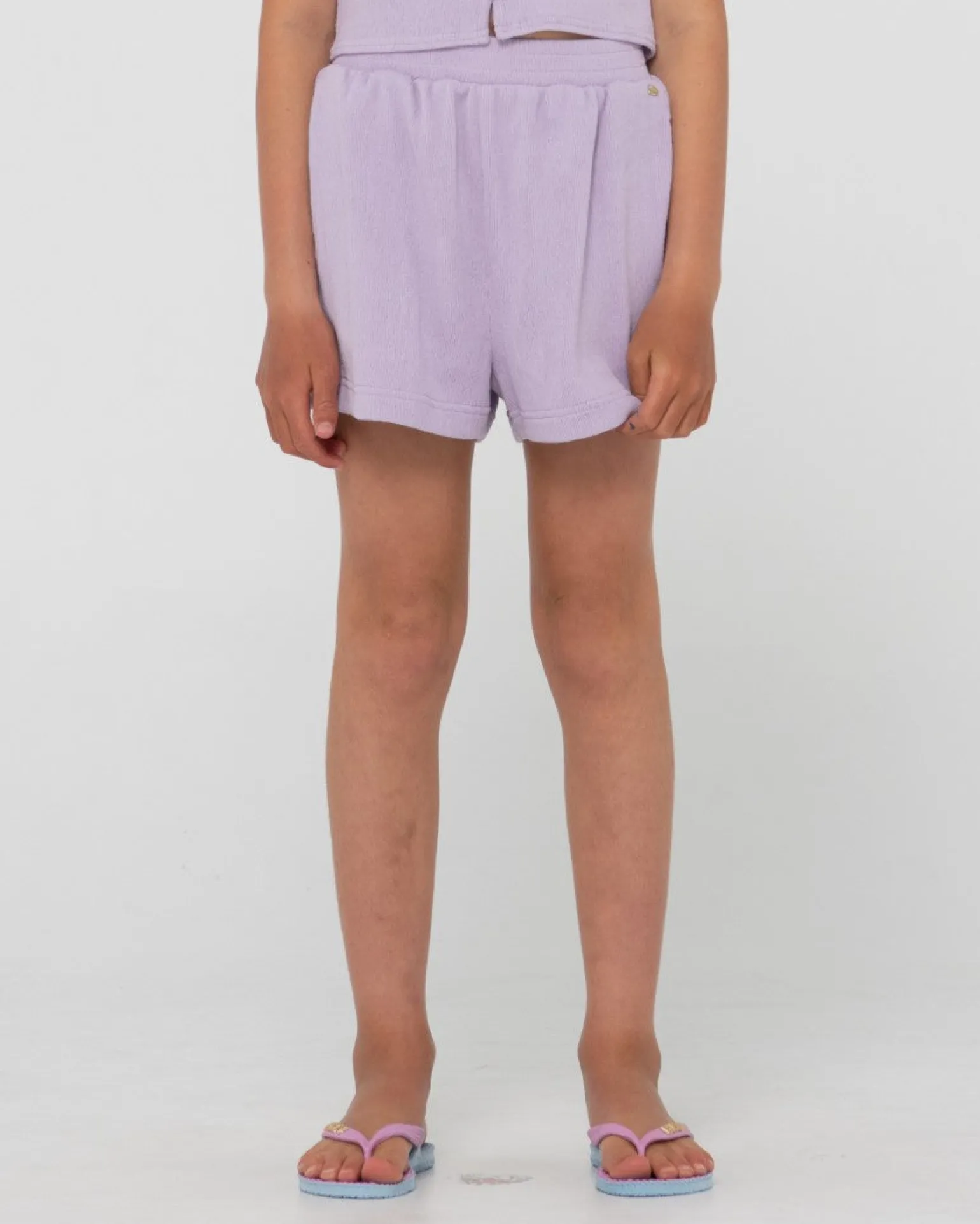 Harlo Elastic Waist Lounge Short Girls | Rusty Cheap