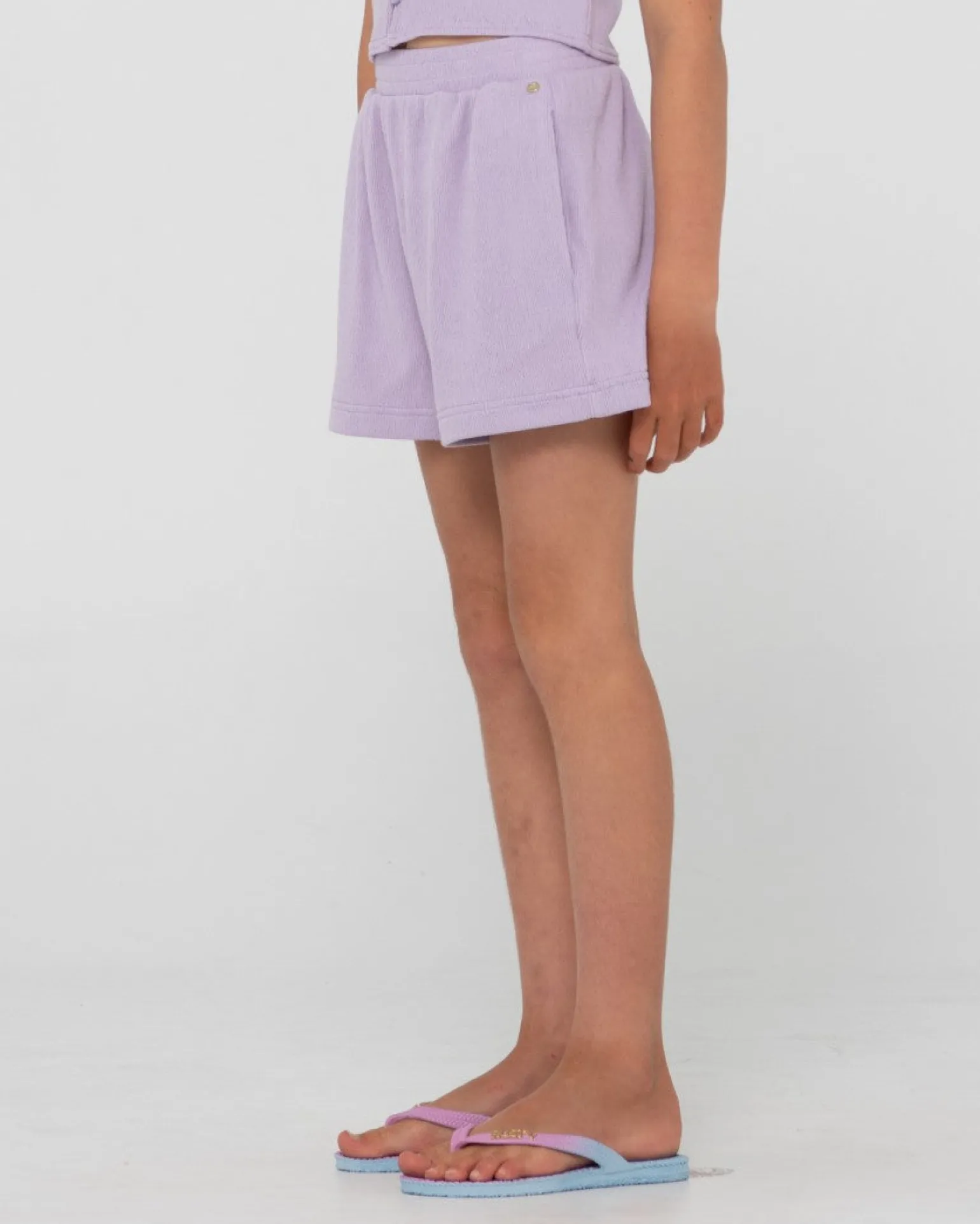 Harlo Elastic Waist Lounge Short Girls | Rusty Cheap