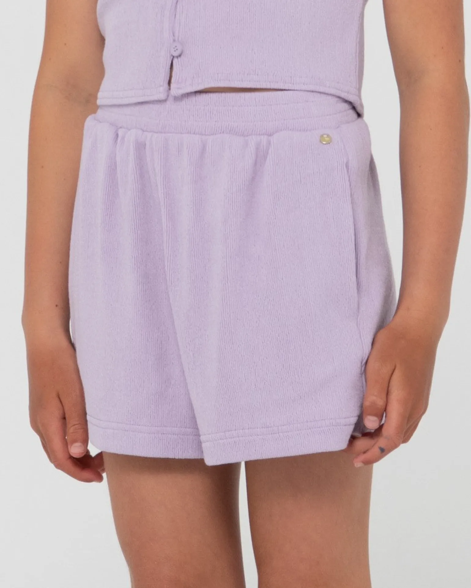 Harlo Elastic Waist Lounge Short Girls | Rusty Cheap