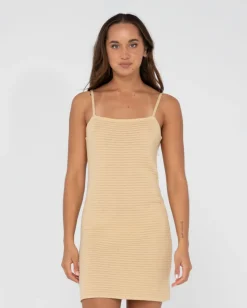 Harri Ribbed Knit Mini Slip Dress | Rusty Best Sale