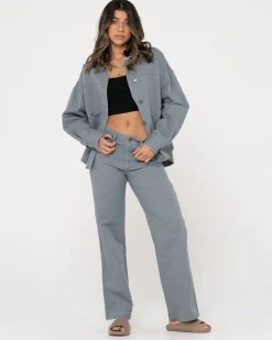 Haze Long Sleeve Overshirt | Rusty New
