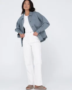 Haze Long Sleeve Overshirt | Rusty Cheap
