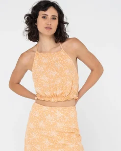Heading West Halter Crop Top | Rusty Store