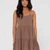 Heather Tiered Slip Dress | Rusty Best