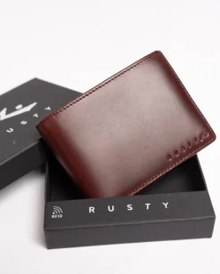 High River 2 Leather Wallet | Rusty Clearance