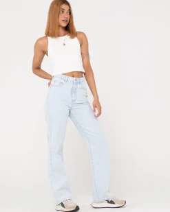 High Waisted Straight Jean | Rusty New