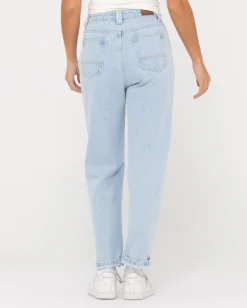 High Waisted Straight Mom Jean | Rusty Discount