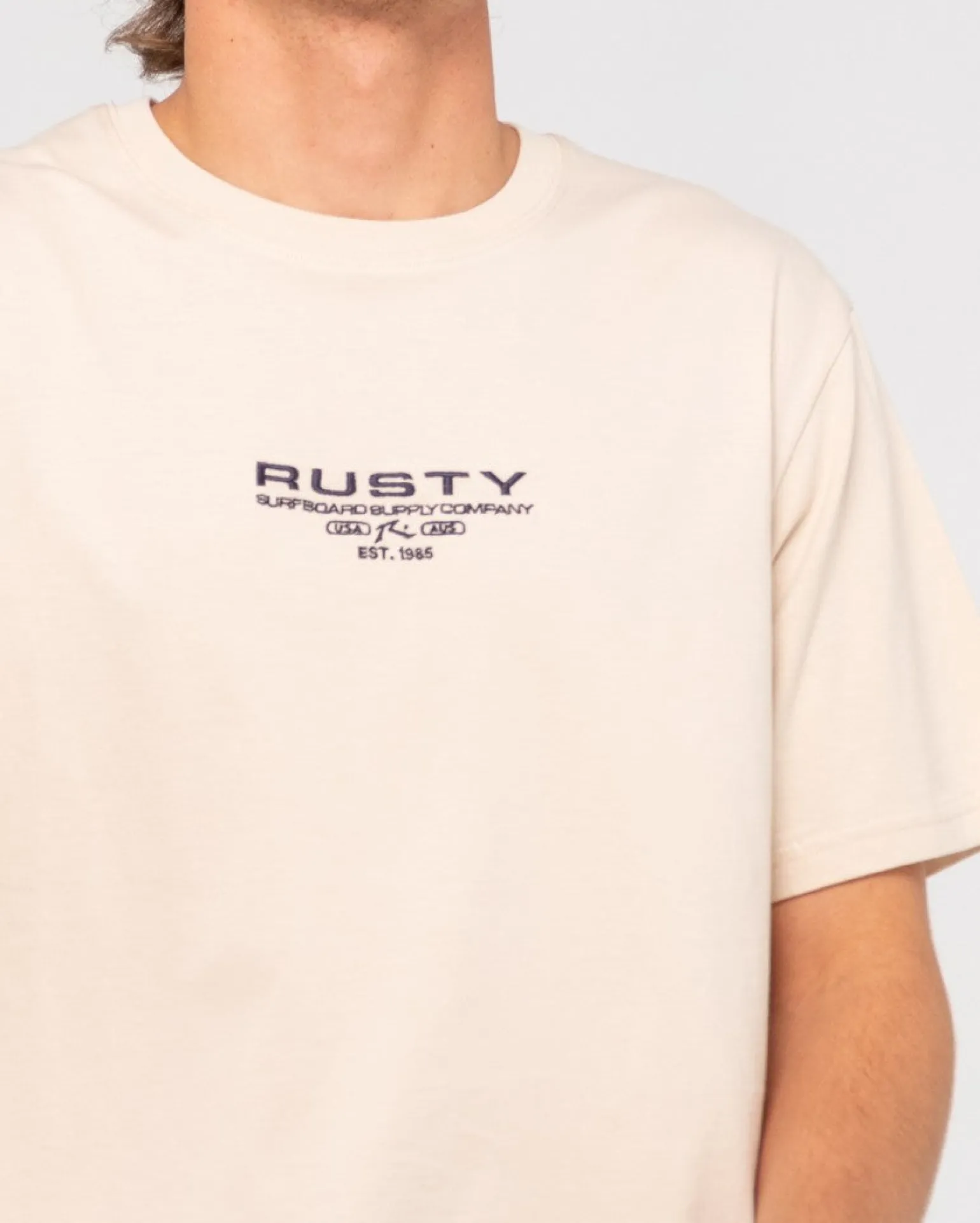 Ho-Stack Embroidered Short Sleeve Tee | Rusty Store