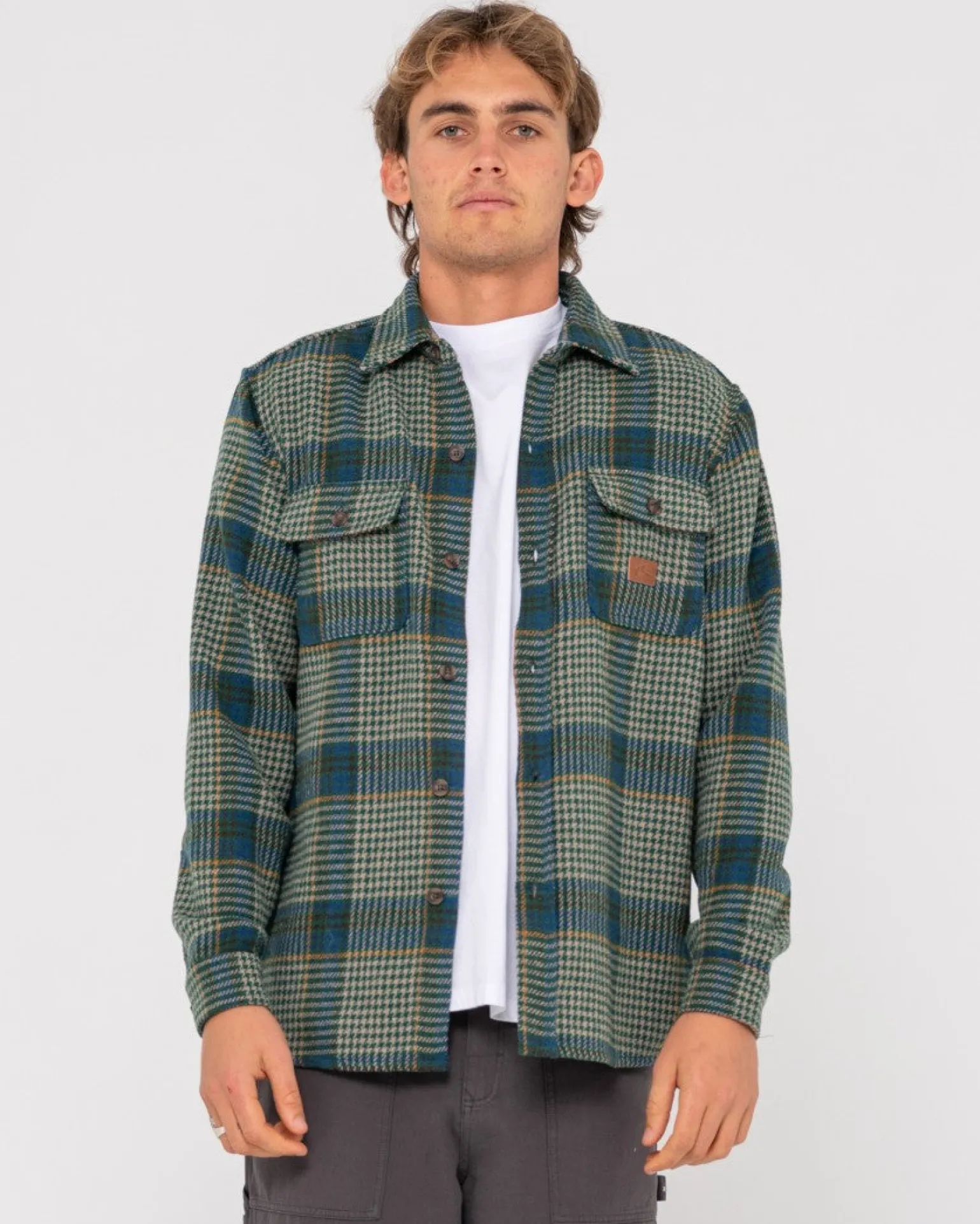 Houndstooth Overshirt | Rusty Store