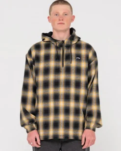 Indicate Quarter Zip Hood | Rusty Hot