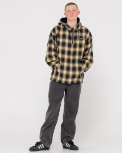 Indicate Quarter Zip Hood | Rusty Hot