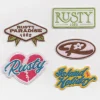 Iron-On Embroidered Patch Pack | Rusty Clearance