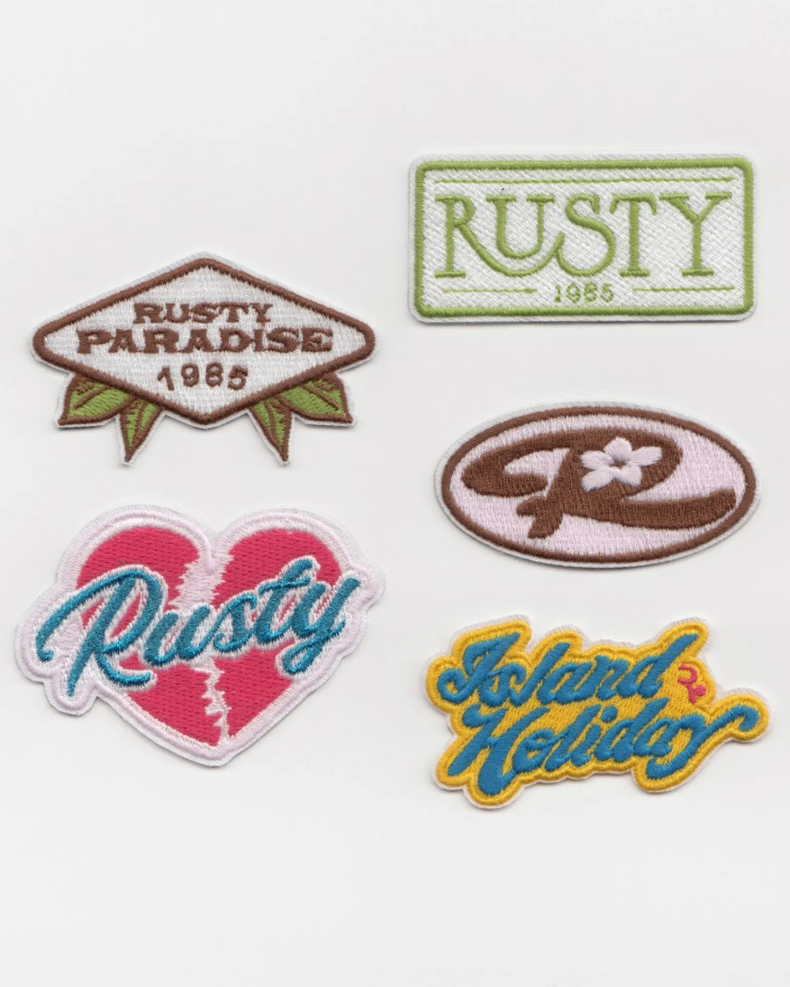 Iron-On Embroidered Patch Pack | Rusty Best