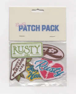 Iron-On Embroidered Patch Pack | Rusty Clearance