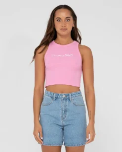 Island Life Racer Tank Top | Rusty Flash Sale