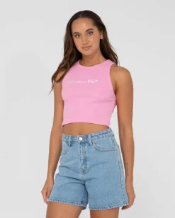 Island Life Racer Tank Top | Rusty Flash Sale